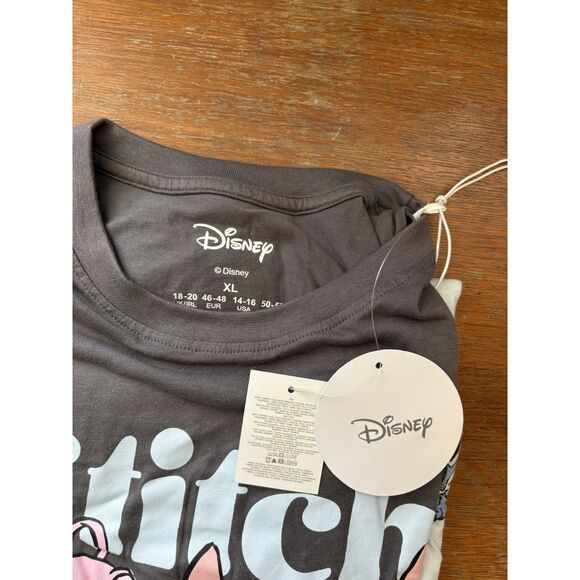 Disney Stitch & Angel Pajama Set XL NWT Primark Lounge Set - Picture 5 of 5